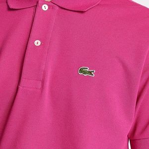 Pre-owned Lacoste Fuscia Mens Polo, XL